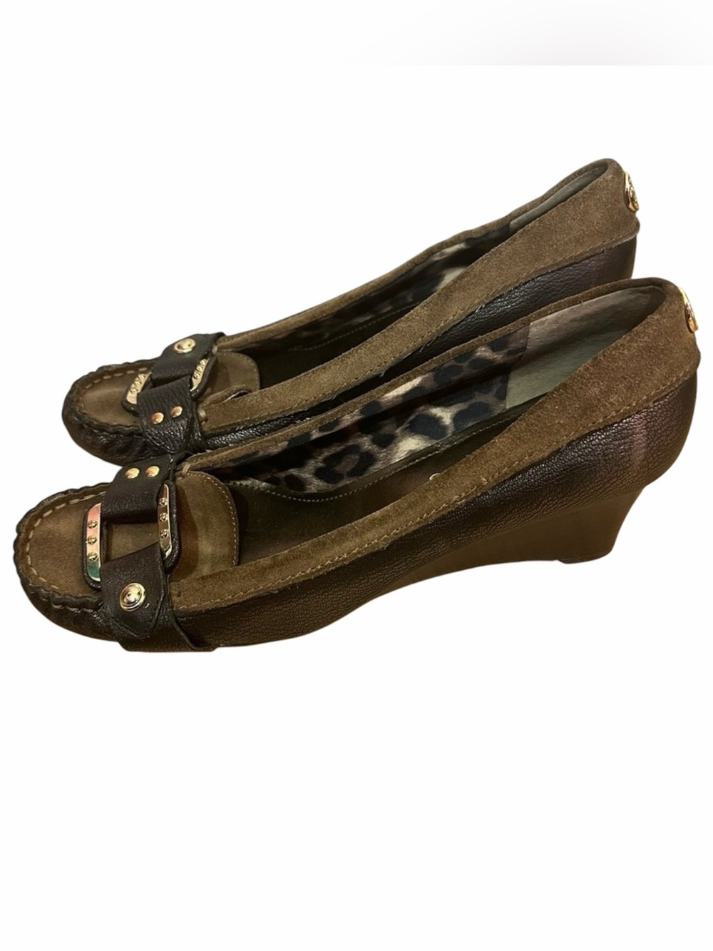 Arturo Chiang Brown Wedge Heels | Size: 10